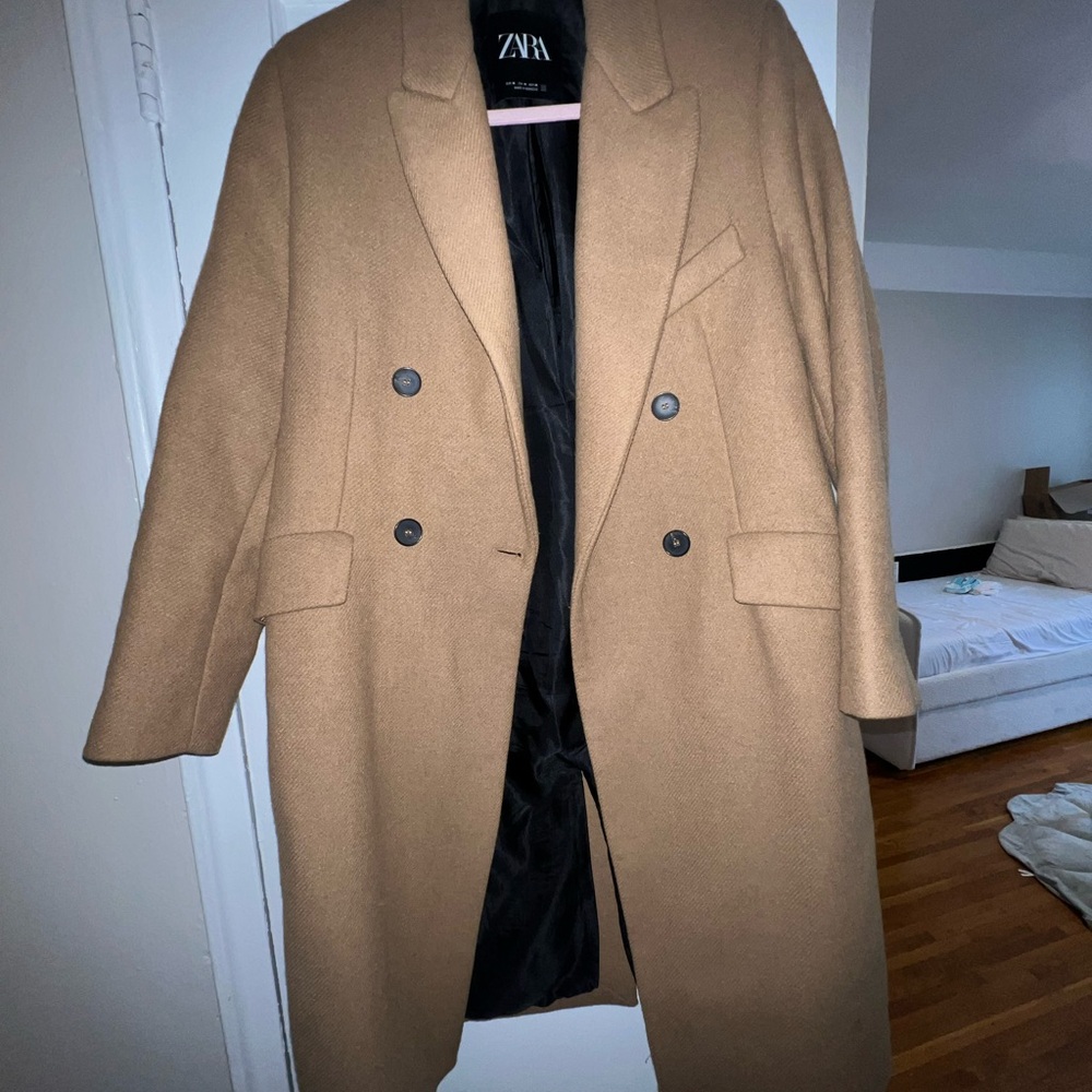 Zara women’s camel coat